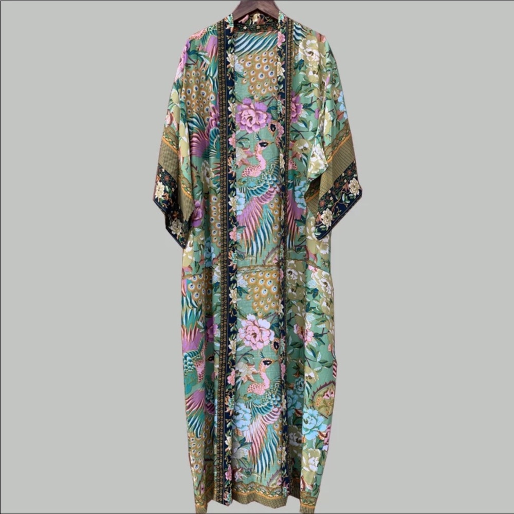 Beautiful bohemian Cotton kimono - Picture 4 of 9